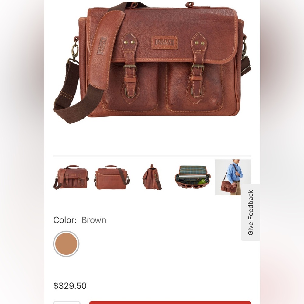 Leather Duluth trading bag gently used - Picture 8 of 8